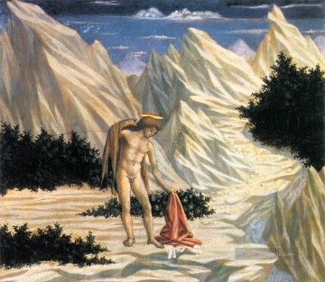  domenico - St John in der Wildnis Renaissance Domenico Veneziano
